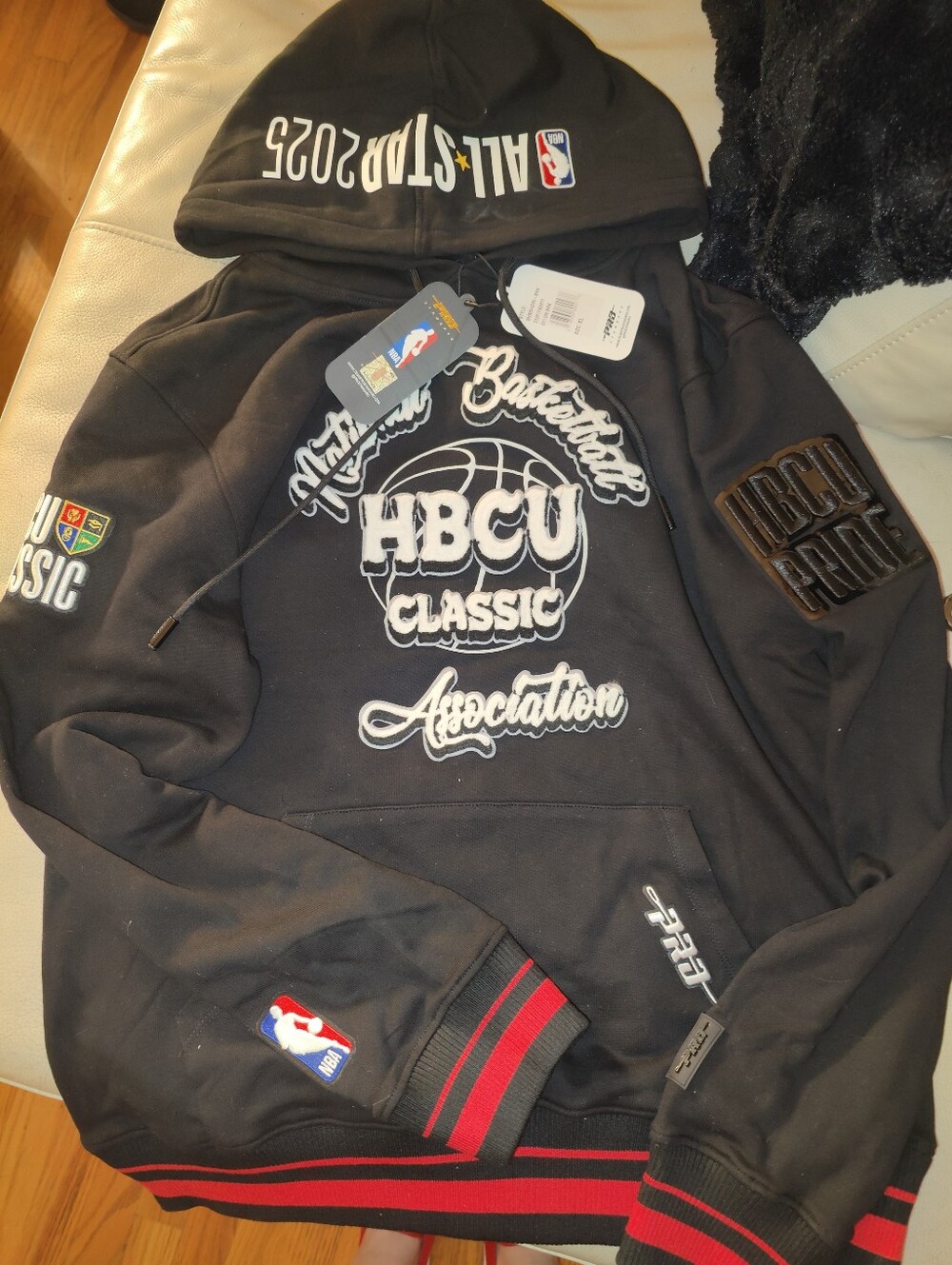 NBA HBCU Classic Association Black Pullover Hoodie